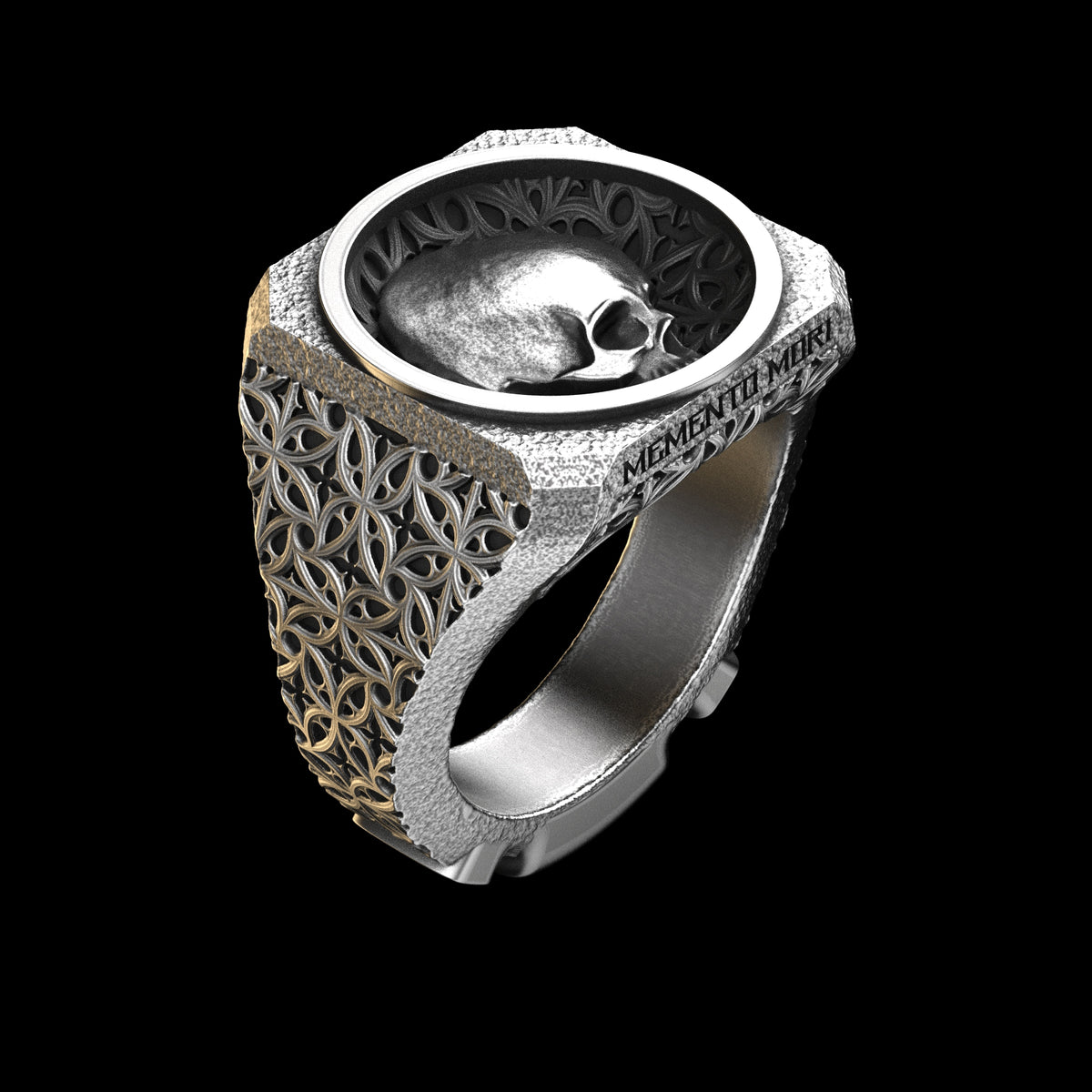 Ornamental Signet Ring Sterling Silver – Geoff Thomas Designs