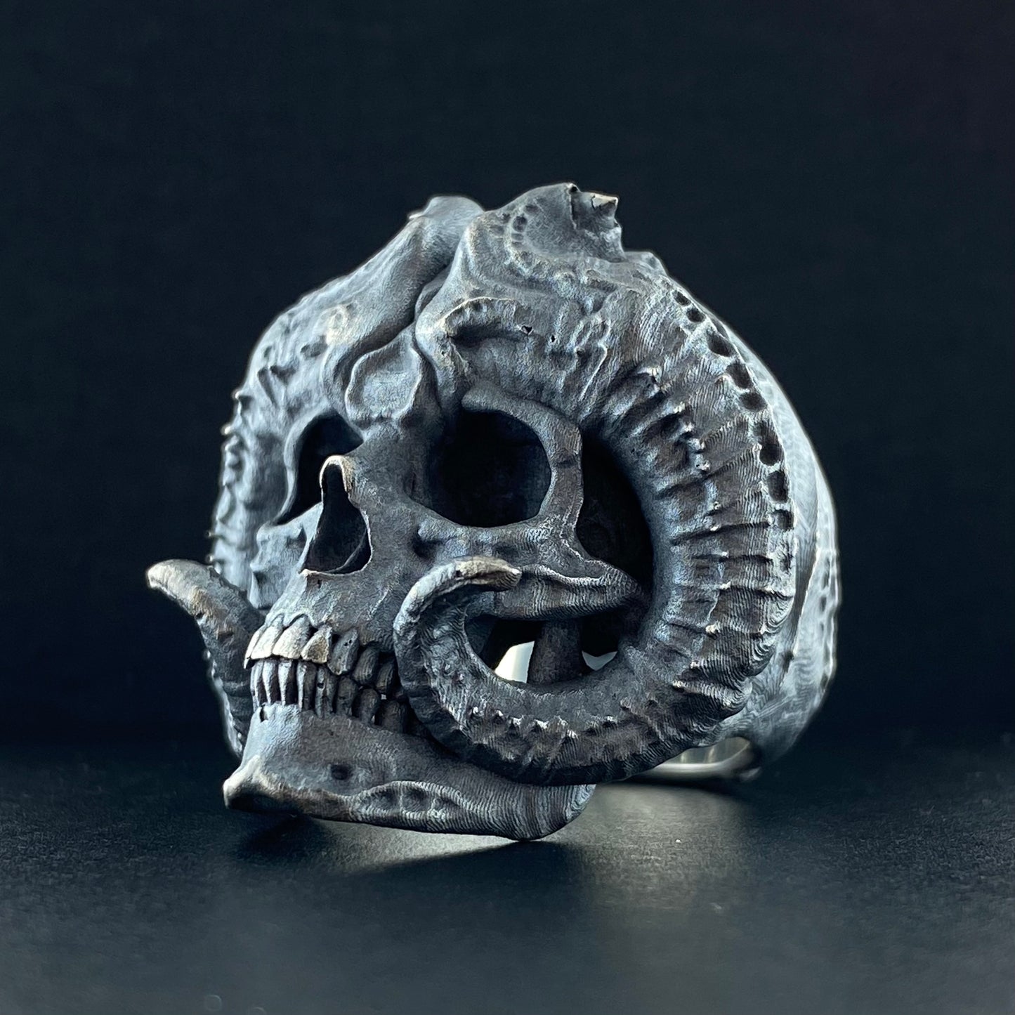 Horned Demon Sterling Silver