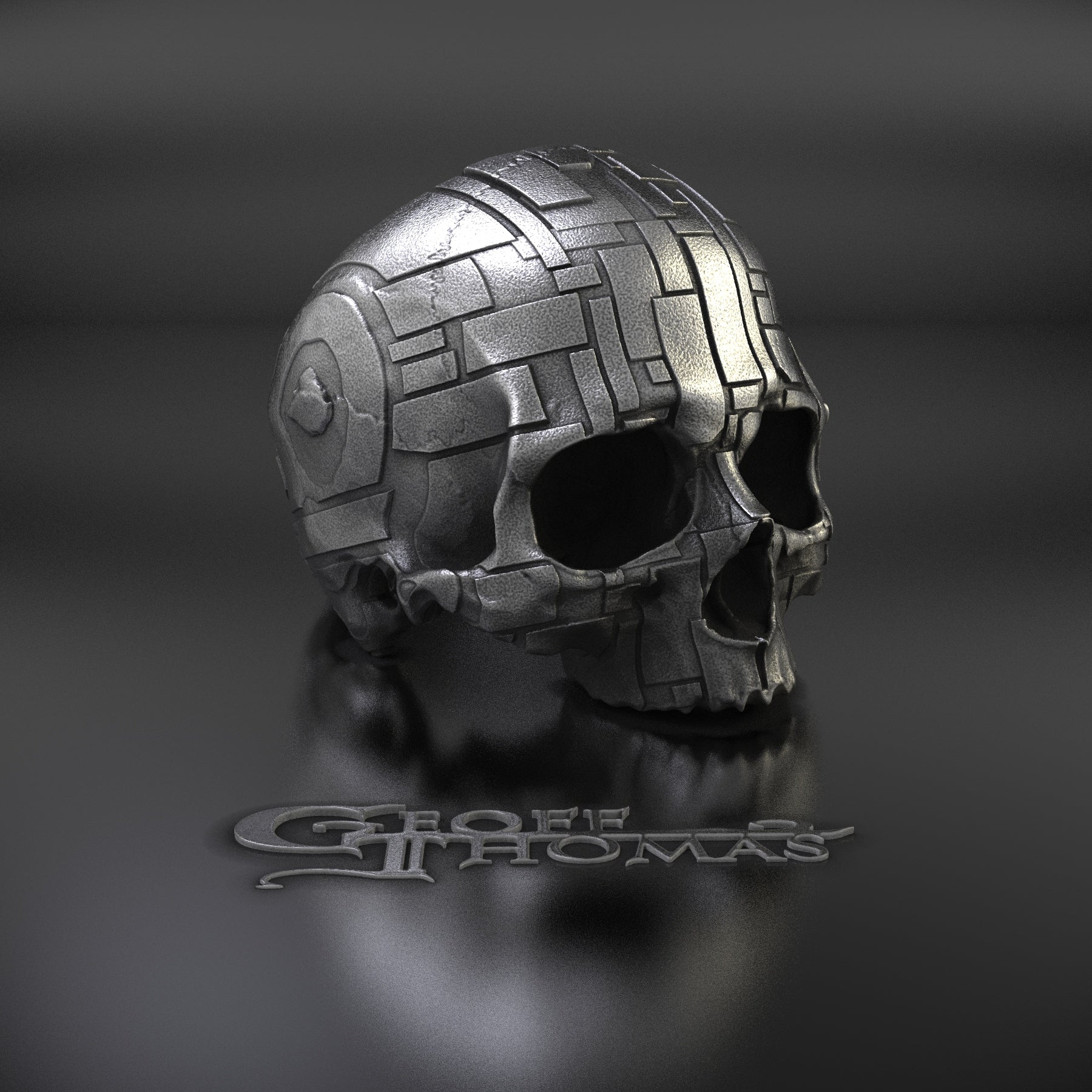 DecoBloc Skull Ring Sterling Silver