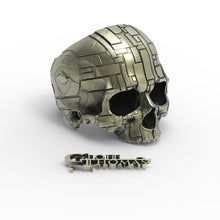Load image into Gallery viewer, Brass DecoBloc Skull Ring
