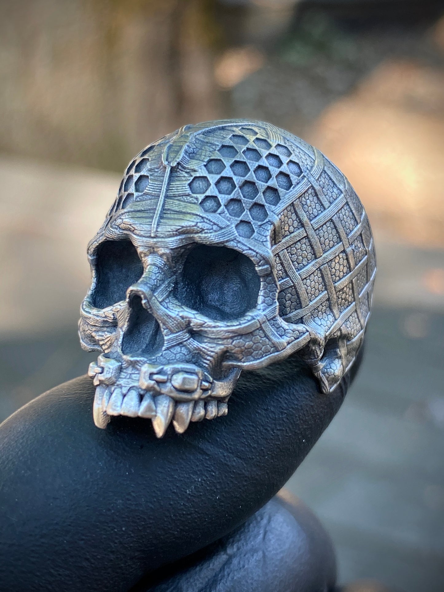 TechSkull.4 Ring Silver