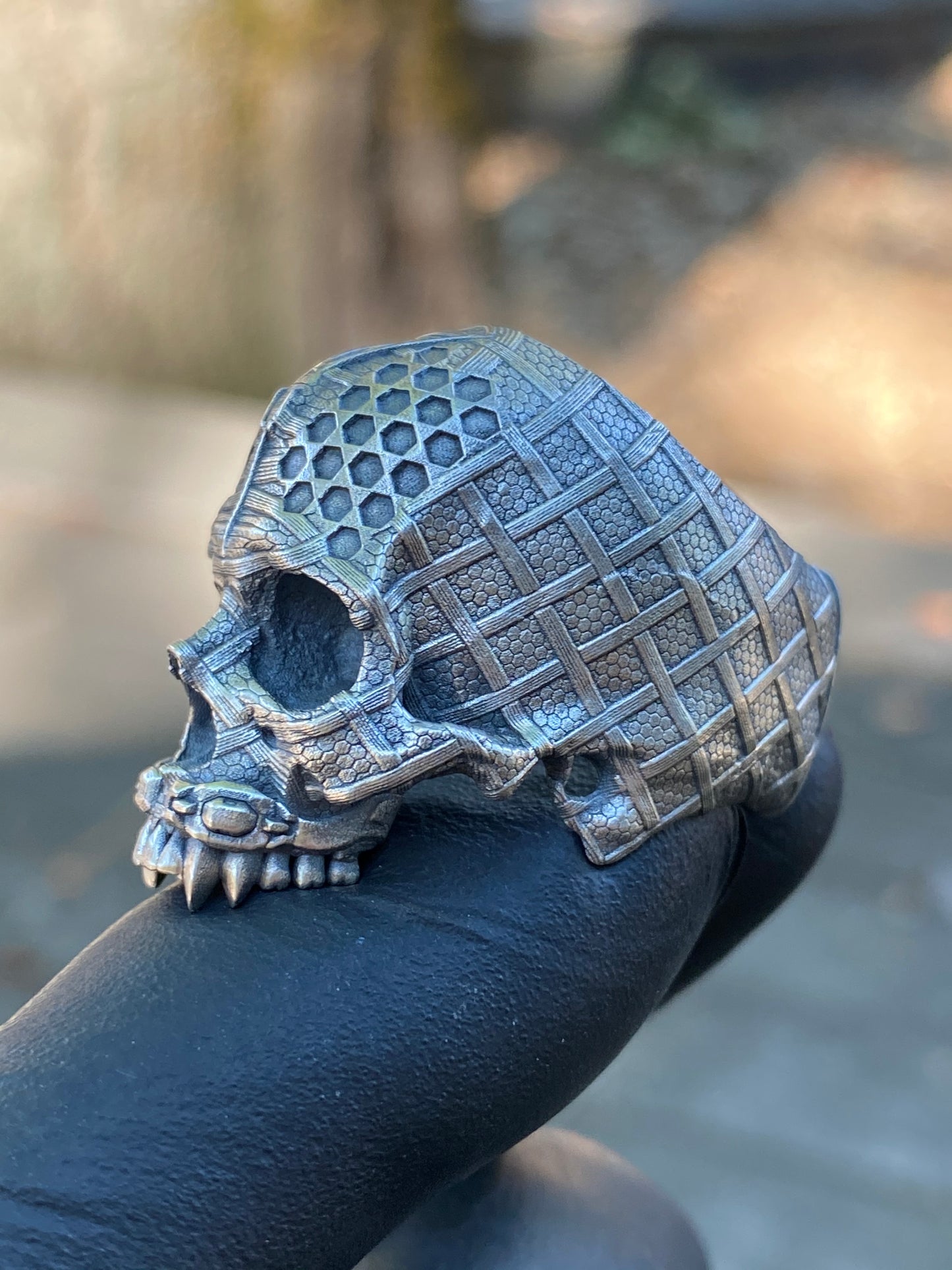 TechSkull.4 Ring Silver