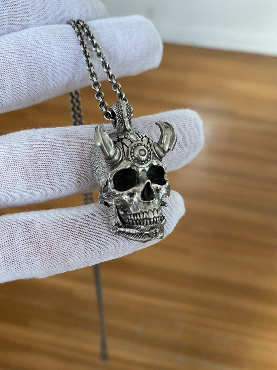 TechSkull.3 Pendant Sterling