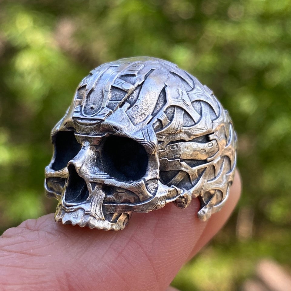 TechSkull.6 Ring Sterling