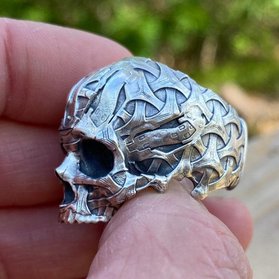 TechSkull.6 Ring Sterling