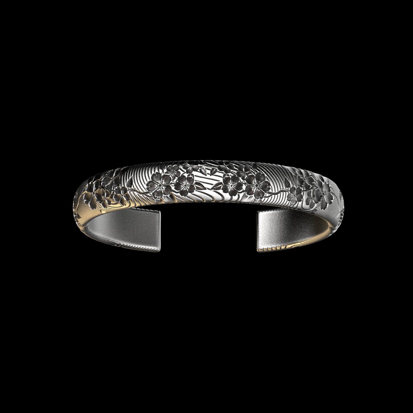 Brazalete de flor de cerezo de ley