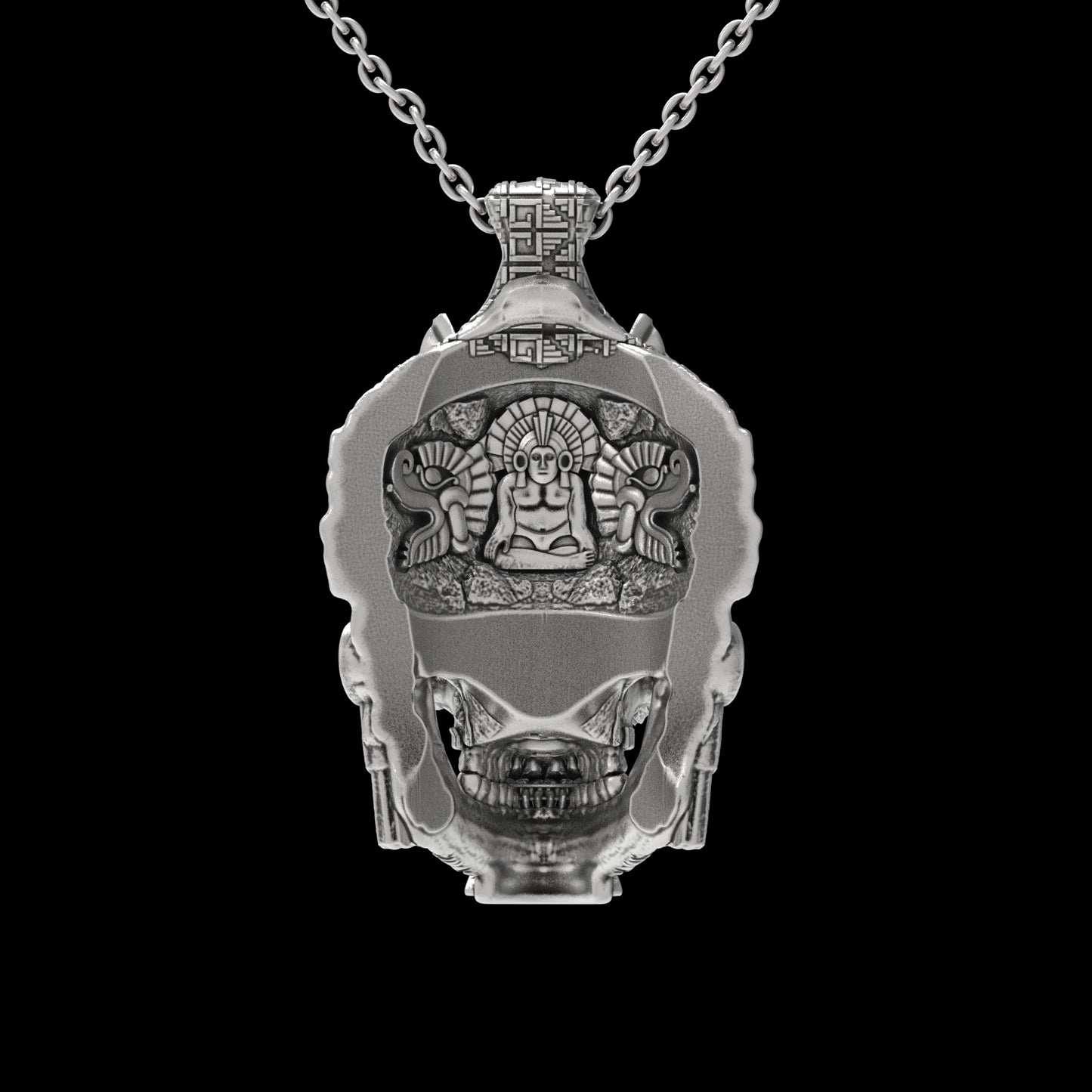 Collar MesoCalavera Plata de Ley