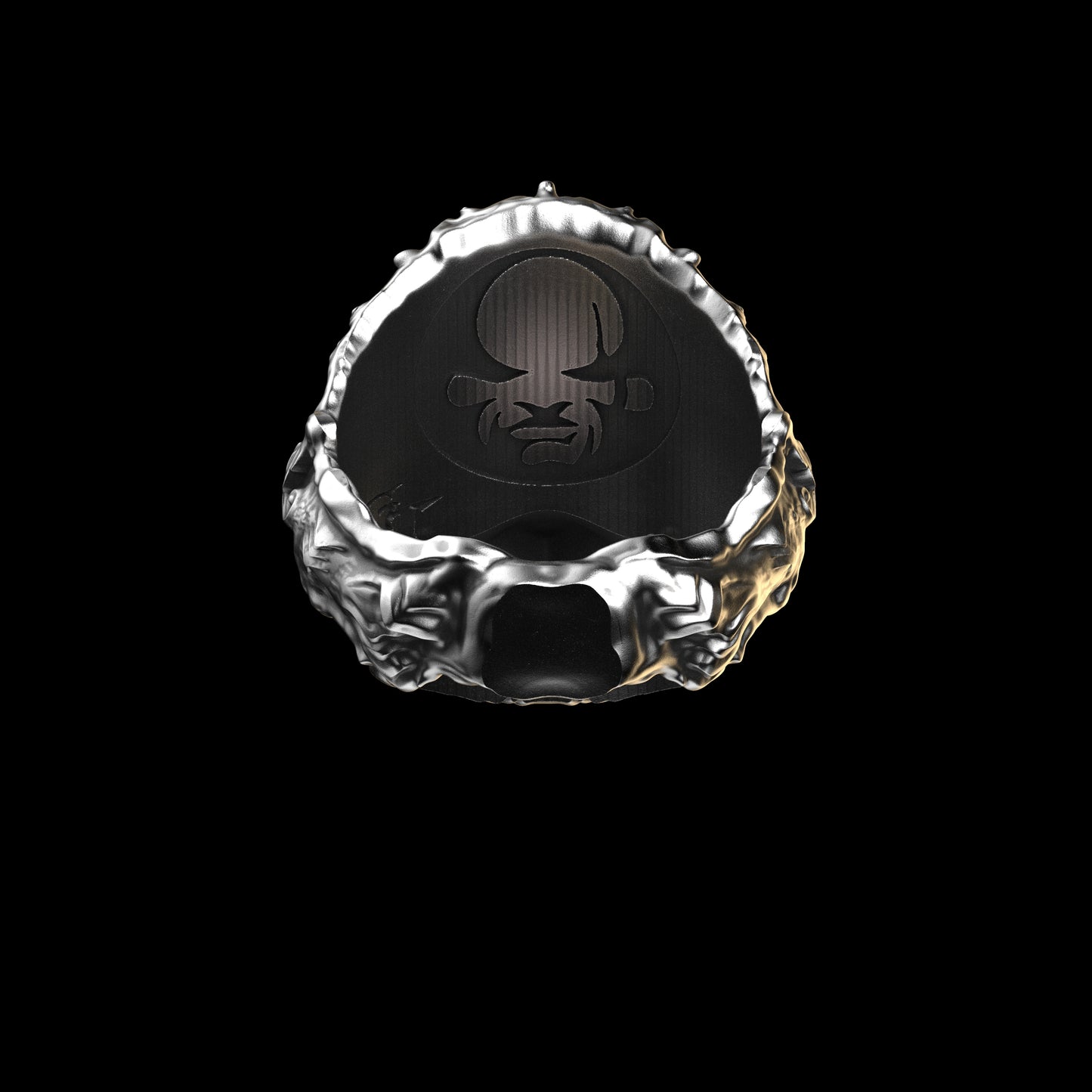 Flourish Skull Ring 1