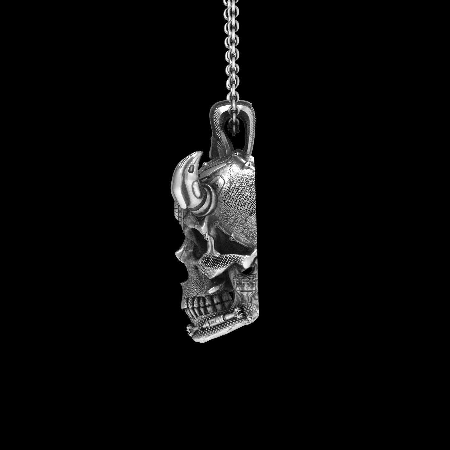 TechSkull.3 Pendant Sterling