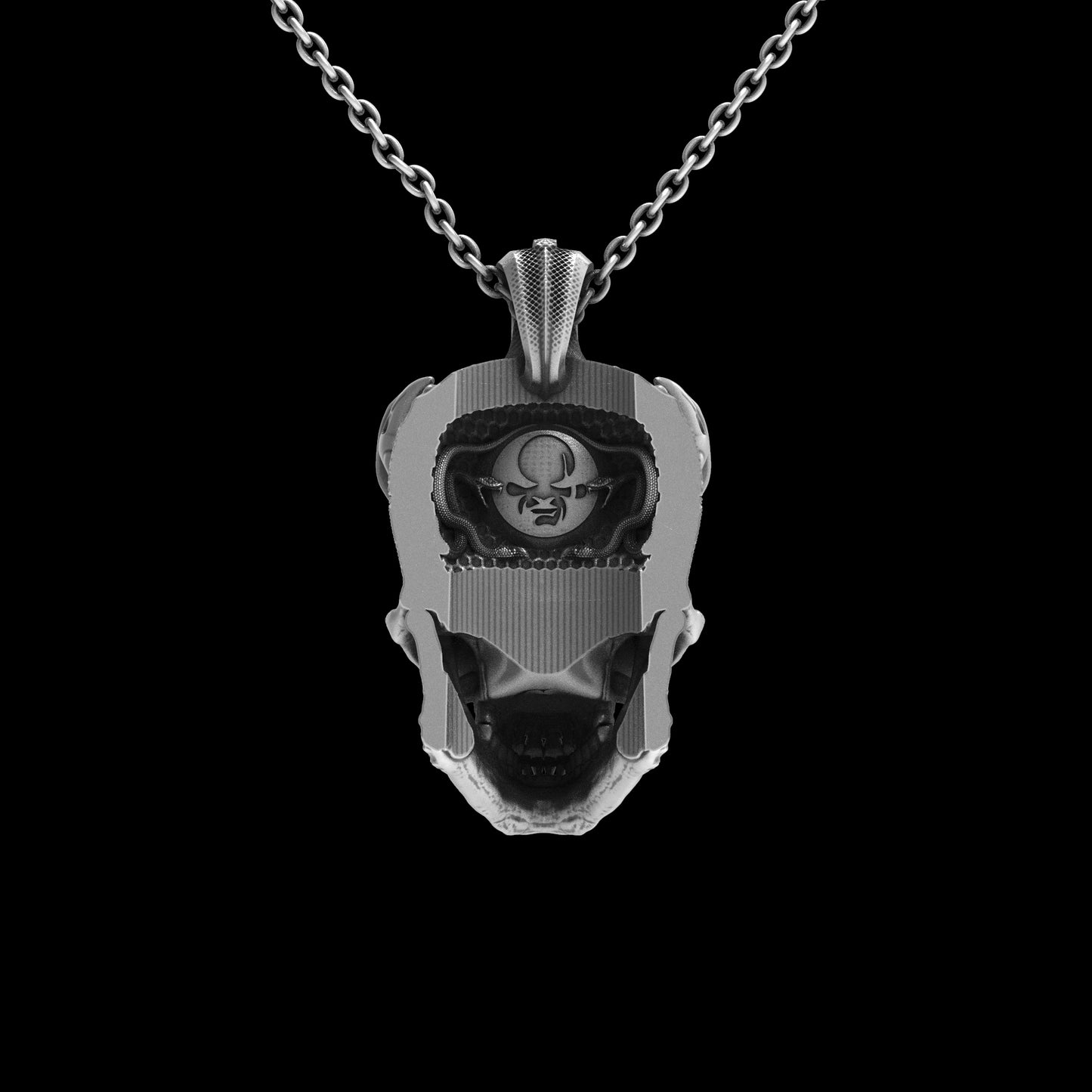 TechSkull.3 Pendant Sterling