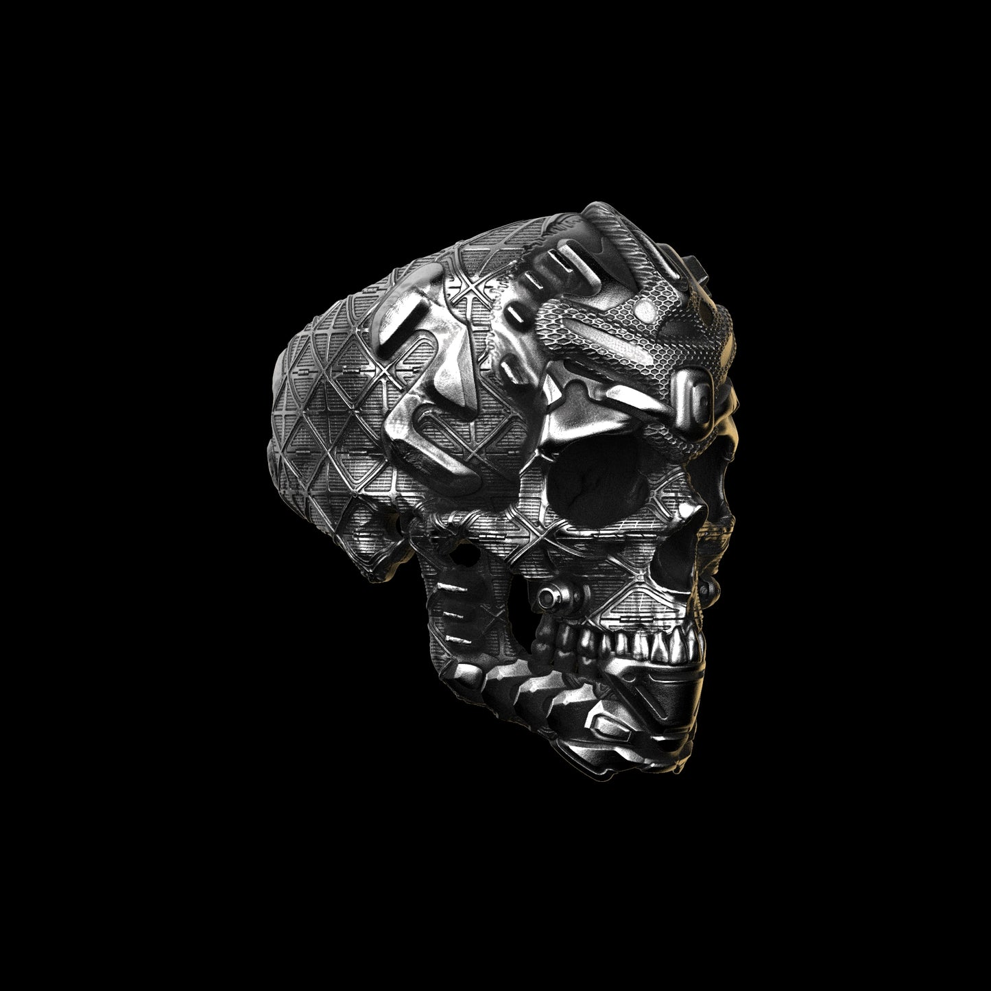 TechSkull.7 Sterling Silver