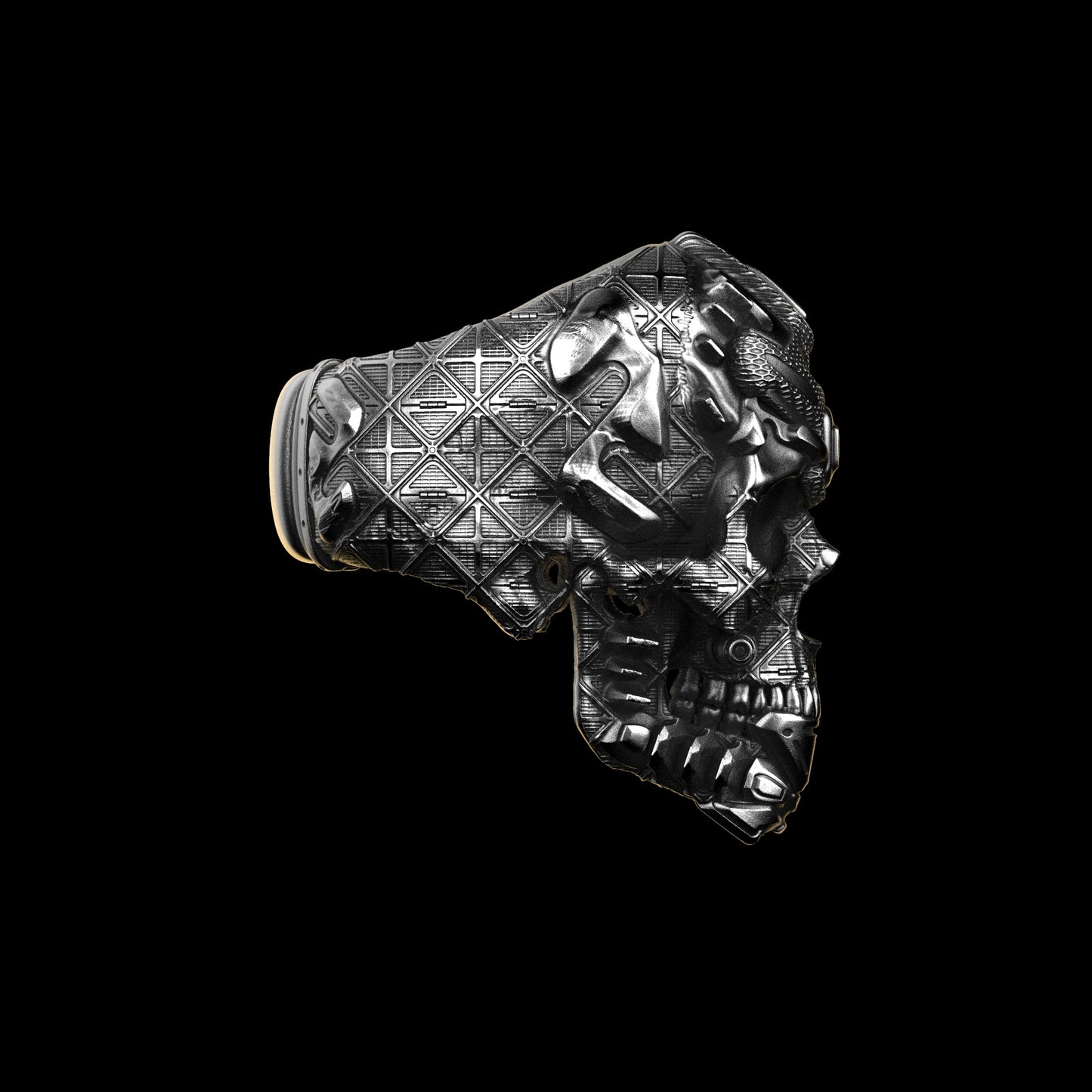 TechSkull.7 Sterling Silver