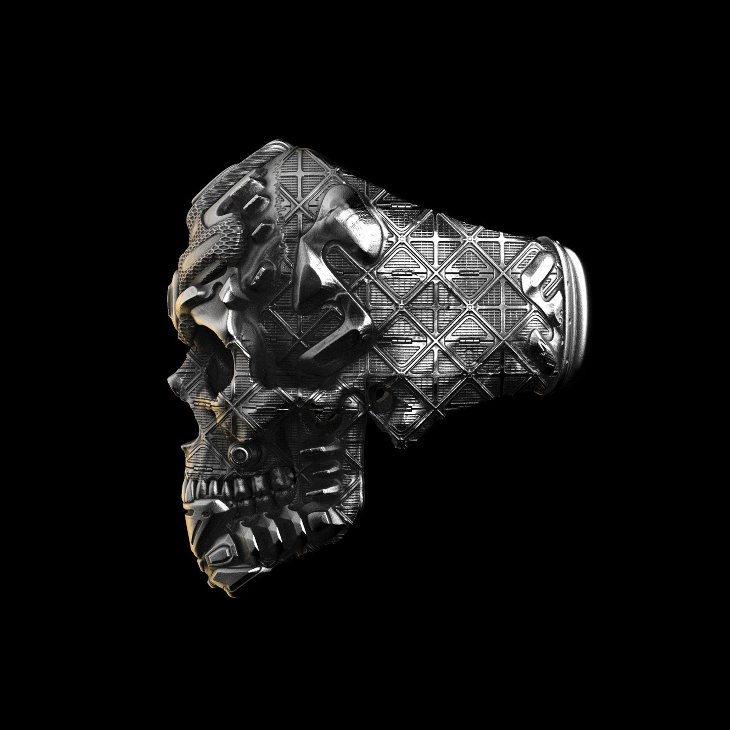 TechSkull.7 Sterling Silver