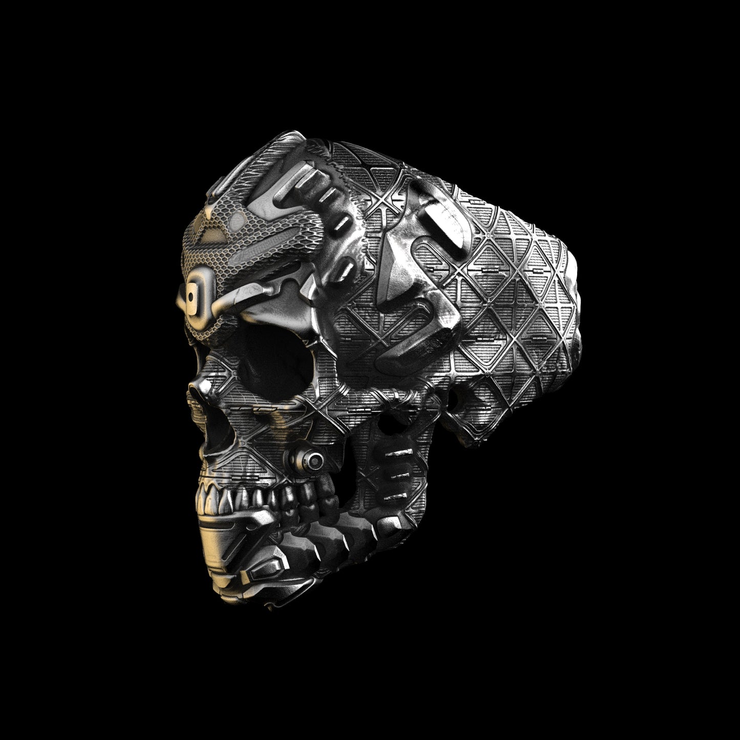 TechSkull.7 Sterling Silver