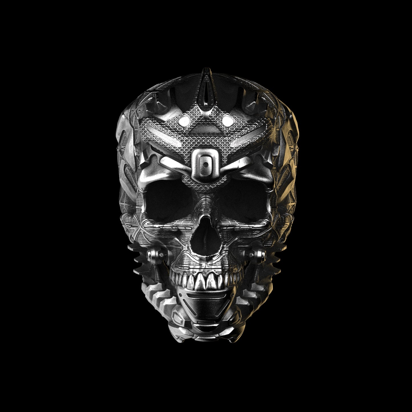 TechSkull.7 Sterling Silver