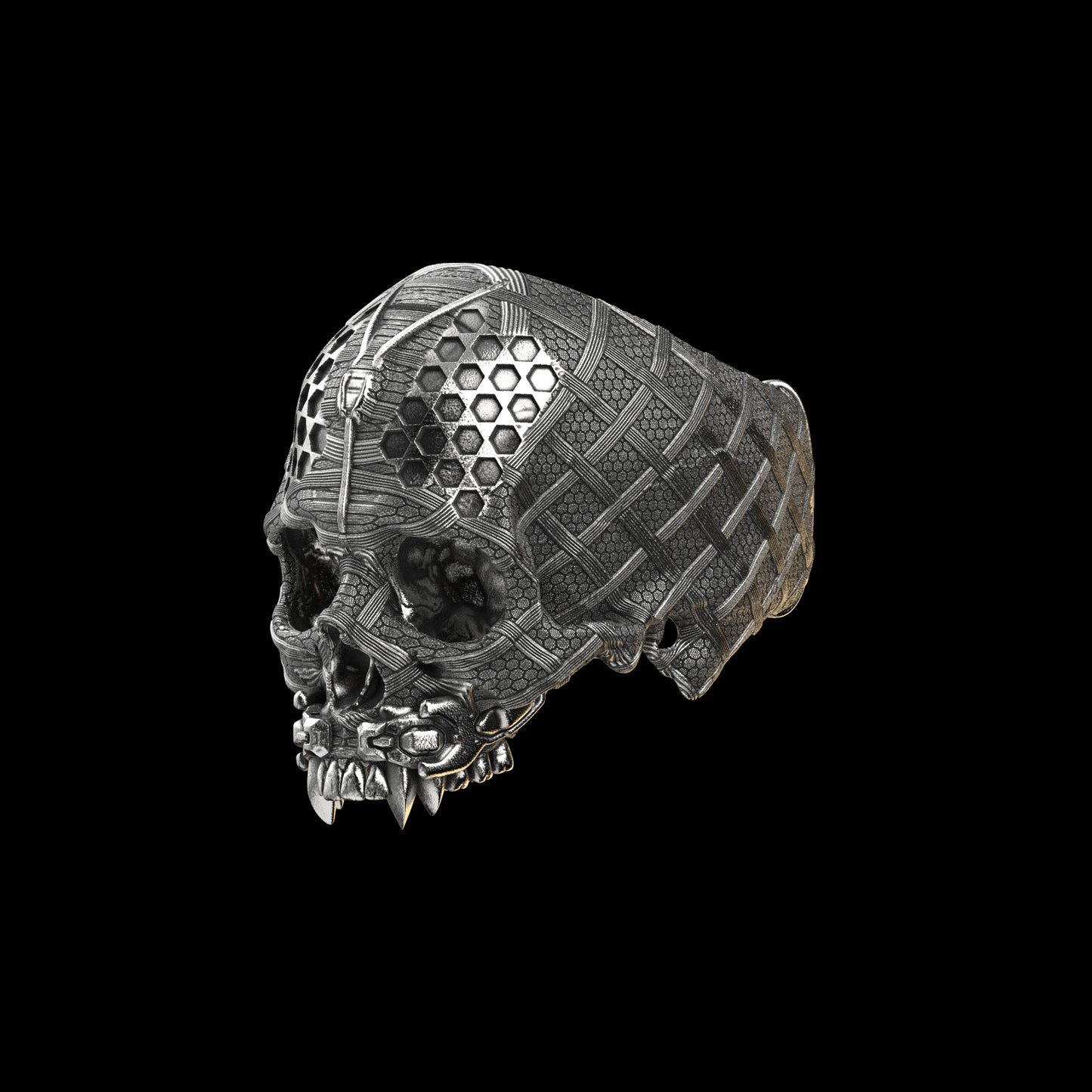 TechSkull.4 Ring Silver